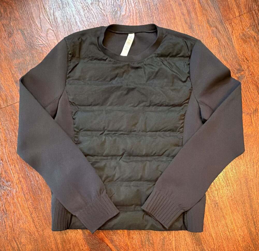 Lululemon Down and Around Crew Black Pullover